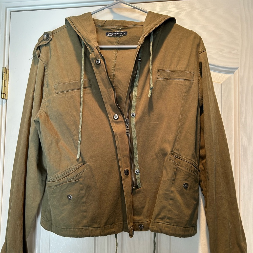 Brandy Melville light zip up jacket, vintage